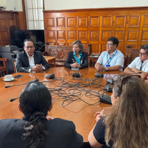 SINESSS exige al Congreso priorizar exclusión de EsSalud del DL 1666 en reunión con su presidente