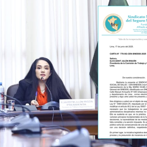 SINESSS respalda aprobación del dictamen del PL 10961 en defensa del debido proceso y derechos laborales