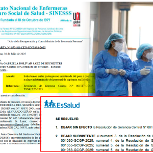 EsSalud confirma pase a contrato indefinido tras exigencia del SINESSS