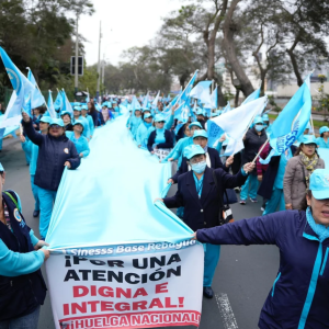 Huelga nacional de profesionales de EsSalud se hace sentir en todo el país con masiva participación del SINESSS