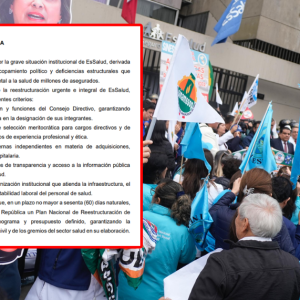 Congreso recibe moción para reestructurar EsSalud tras denuncias impulsadas por el SINESSS
